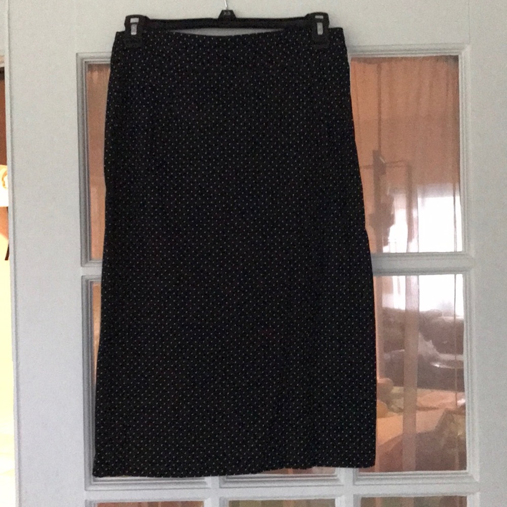 Polka dot vintage style pencil skirt
